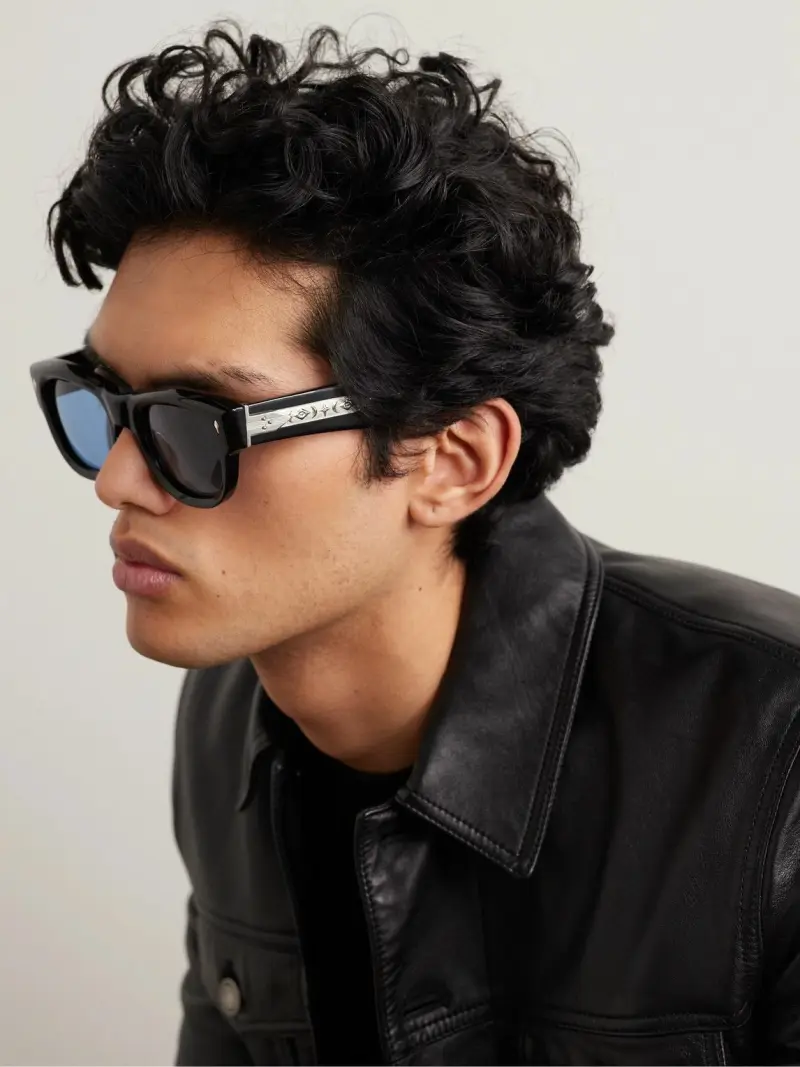 JACQUES MARIE MAGE UMIT BENAN CAAN I rectangle designer sunglasses colorway 01, catalogue view 1