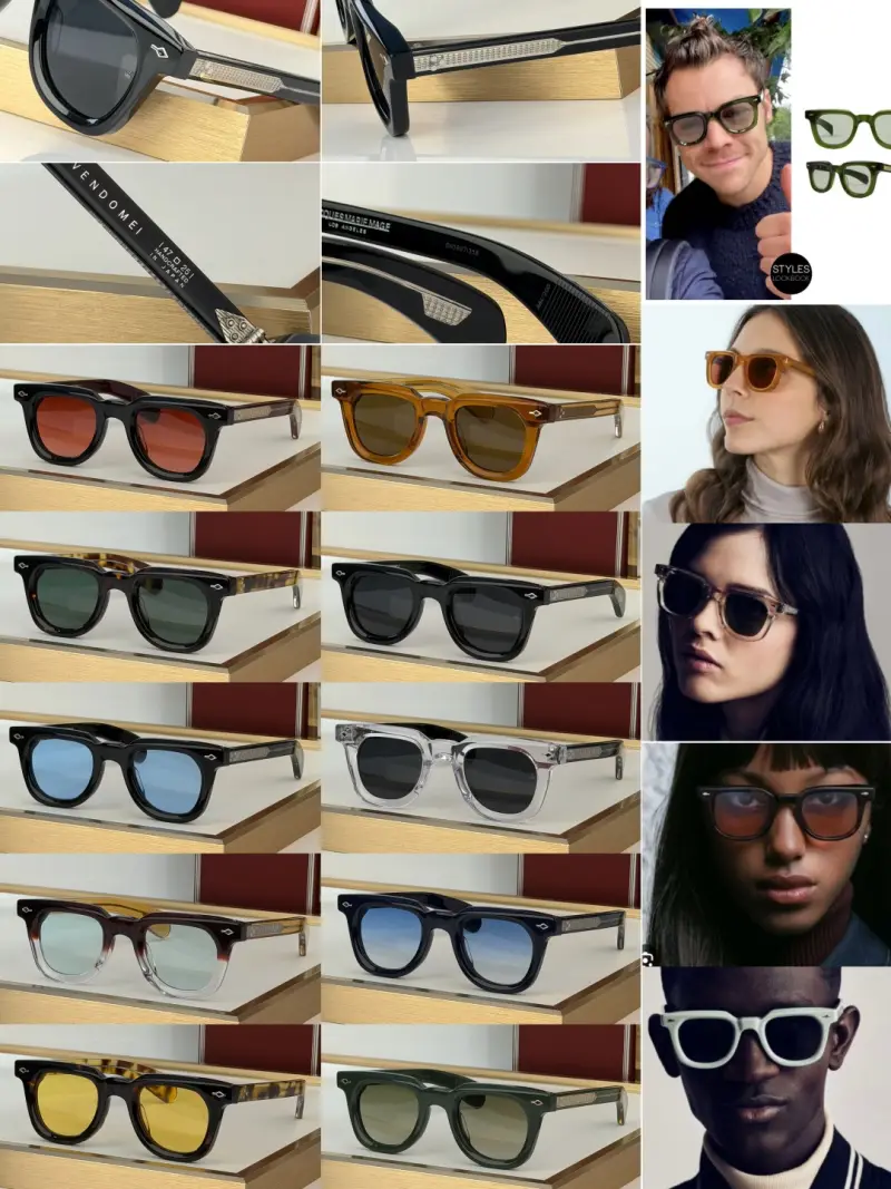 JACQUES MARIE MAGE VENDOME-EPOXY square designer sunglasses colorway 01, catalogue view 1