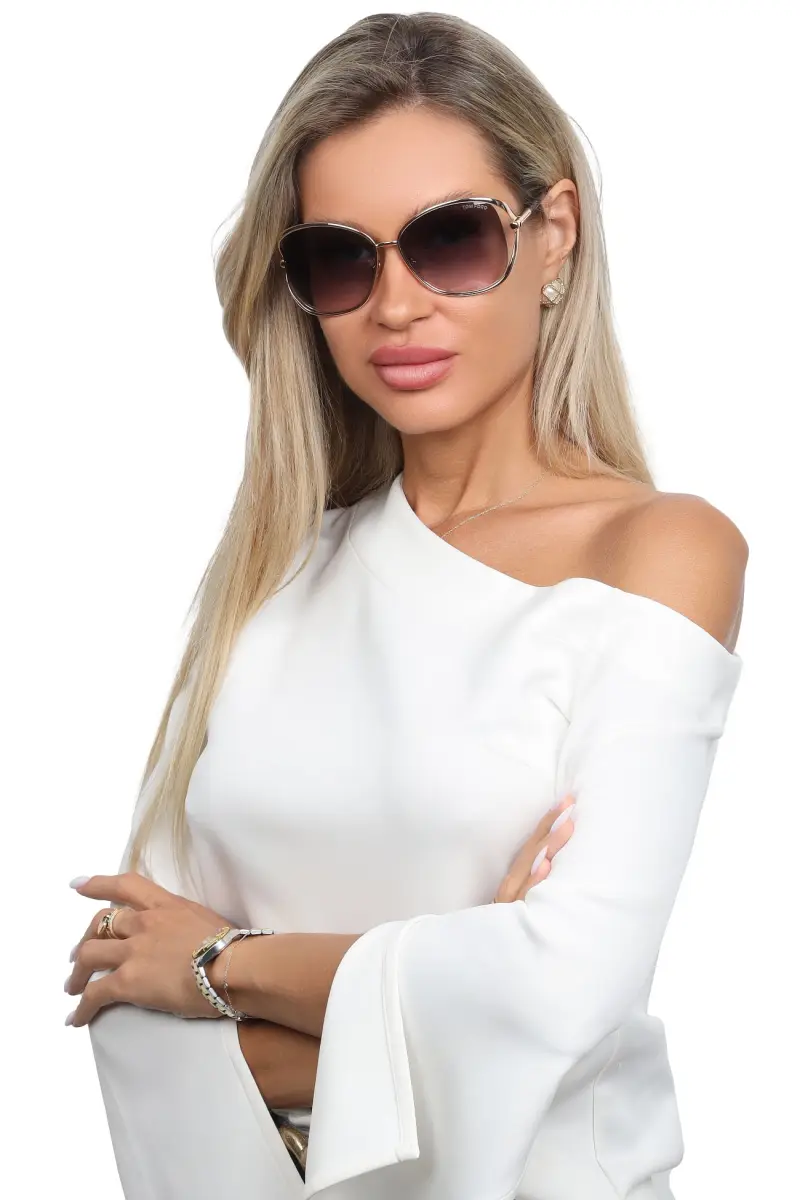 TOM FORD TF1091 oval designer sunglasses colorway 01
