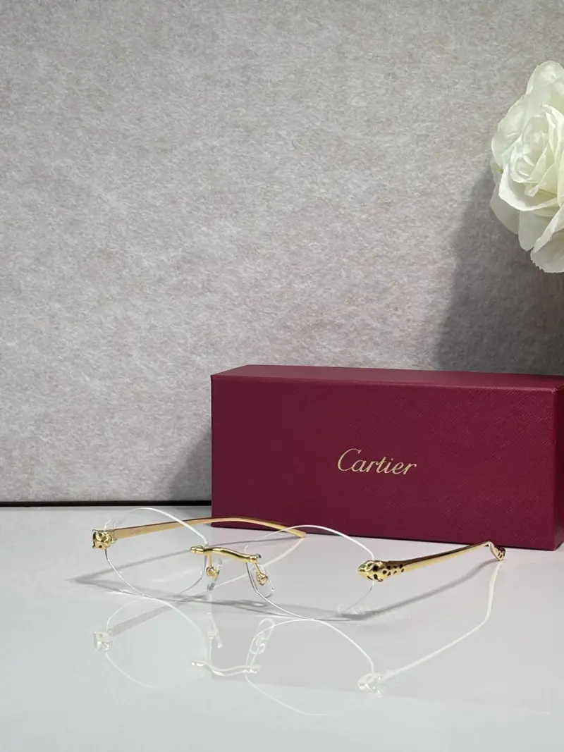CARTIER CT0637S rimless designer sunglasses colorway 01, catalogue view 1