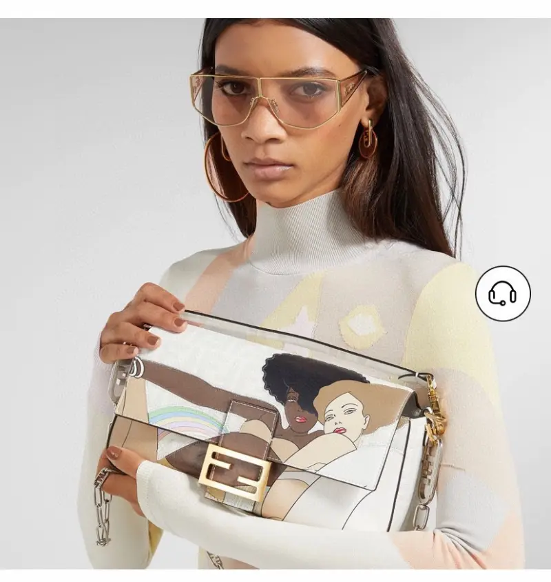 FENDI ARCHIVE RGP9HE designer sunglasses colorway 01