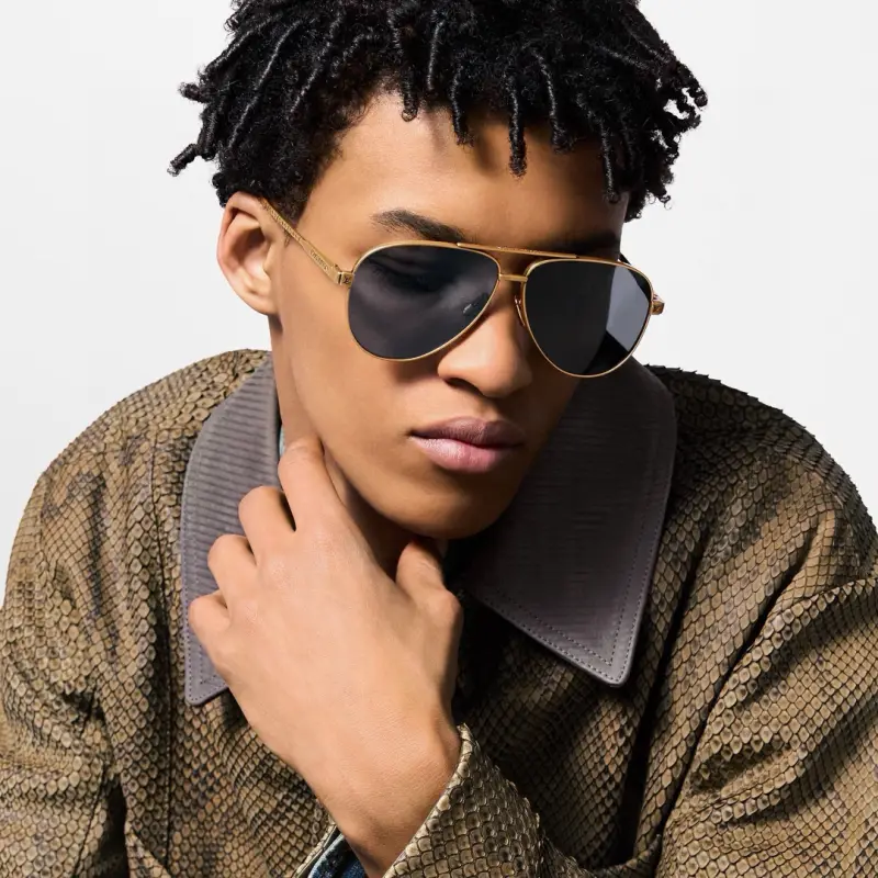 LOUIS VUITTON ARCHIVE 155X3R designer sunglasses colorway 01, catalogue view 1