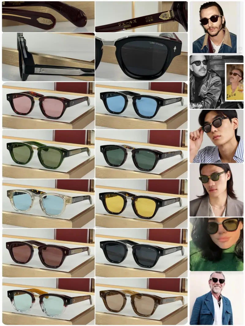 JACQUES MARIE MAGE JULES-10TH square designer sunglasses colorway 01, catalogue view 1