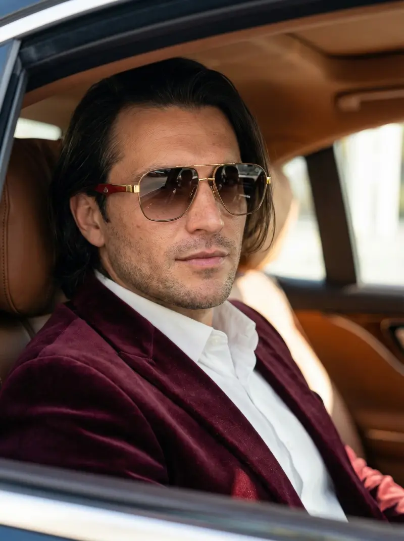 MAYBACH ARCHIVE ELDW71 designer sunglasses colorway 01, catalogue view 1