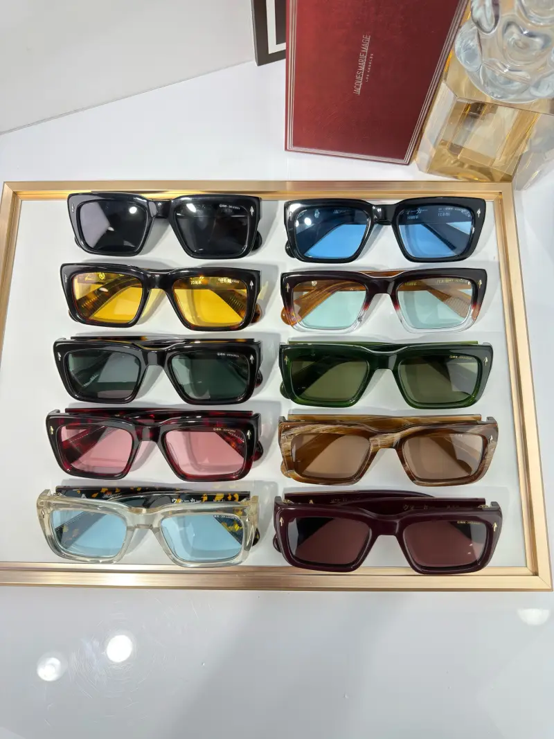JACQUES MARIE MAGE WALKER rectangle designer sunglasses colorway 01, catalogue view 1