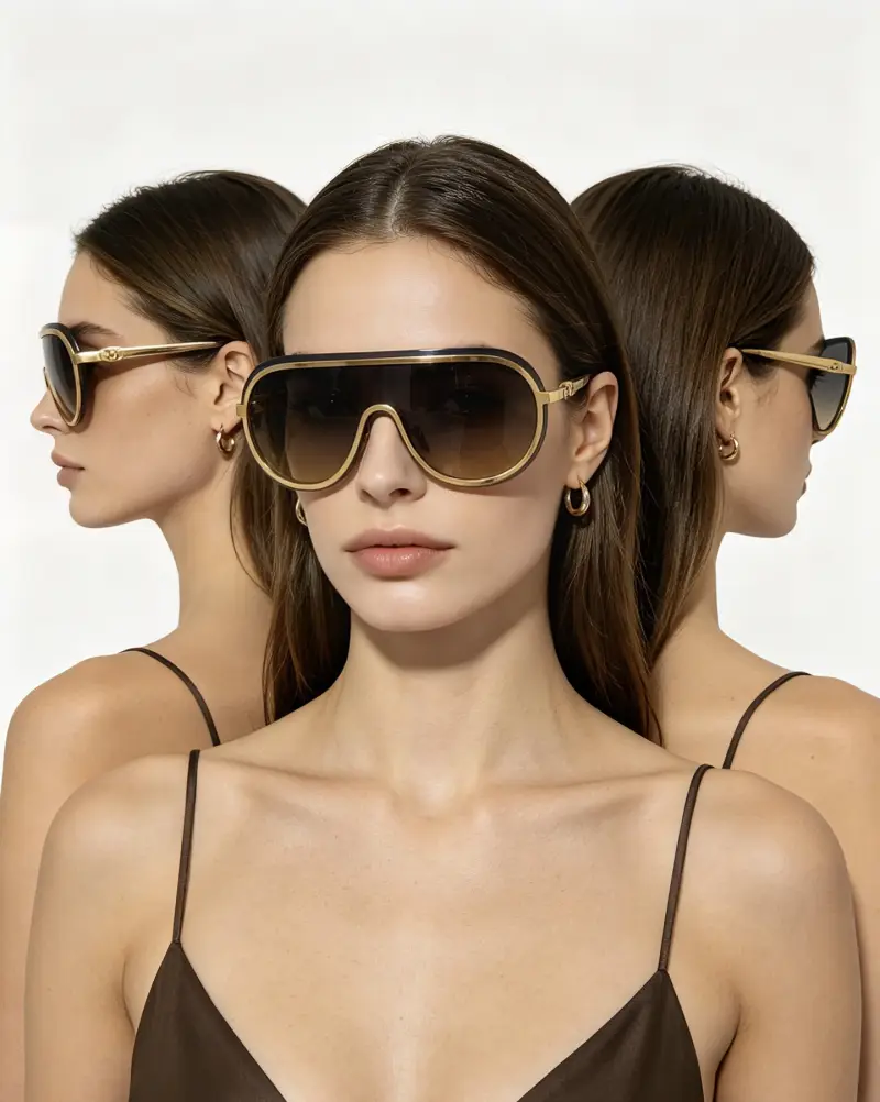 CHANEL CH9583 aviator designer sunglasses colorway 01, catalogue view 1
