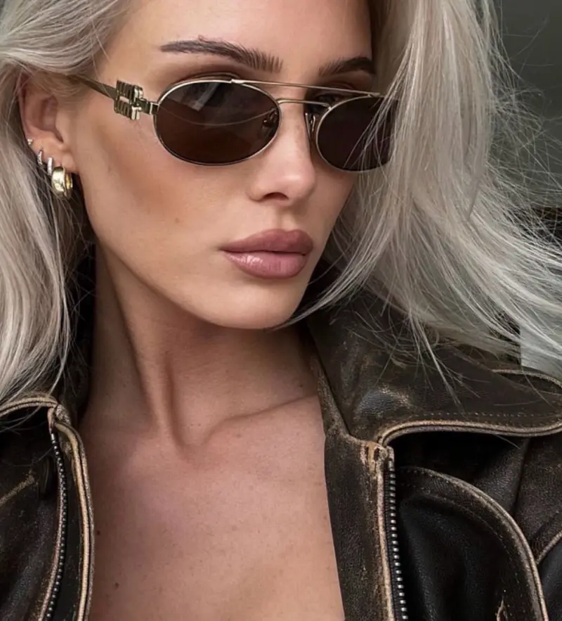 MIU MIU MU 54ZS rimless designer sunglasses colorway 01, catalogue view 1