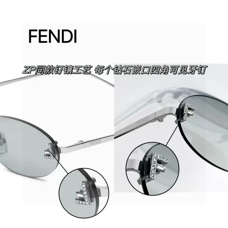 FENDI FE4075US designer sunglasses colorway 01, catalogue view 1
