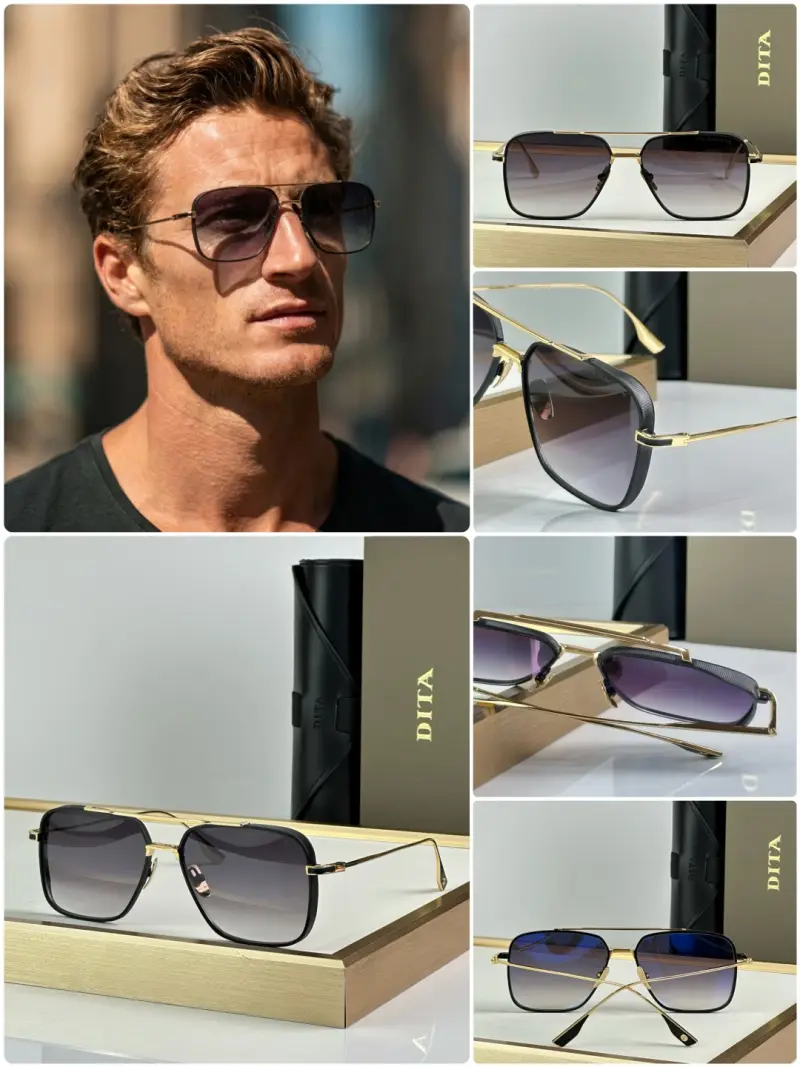 DITA ARCHIVE 15J6AB aviator designer sunglasses colorway 01, catalogue view 1
