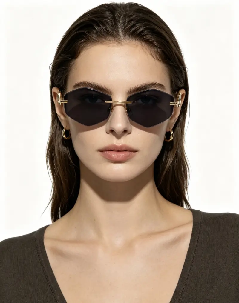 VALENTINO VLS-187 cat-eye designer sunglasses colorway 01