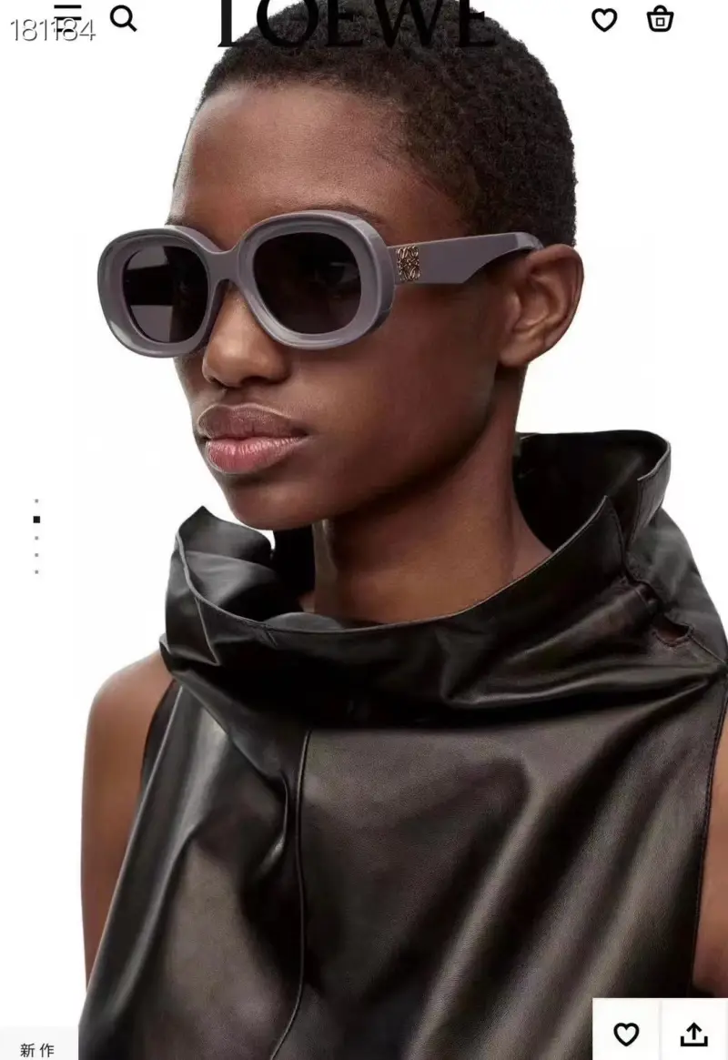 LOEWE LW40103U designer sunglasses colorway 01, catalogue view 1