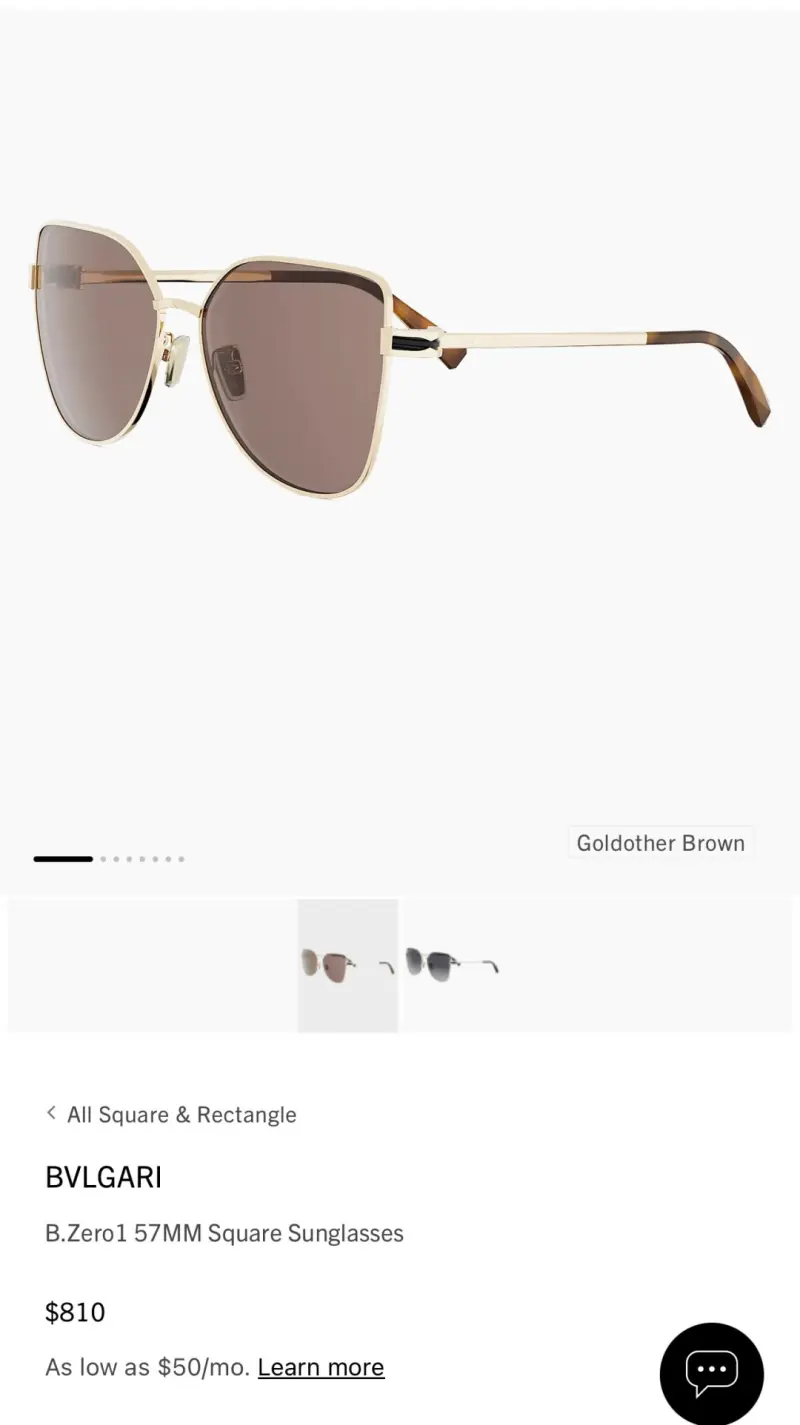BVLGARI BV40069U designer sunglasses colorway 01, catalogue view 1