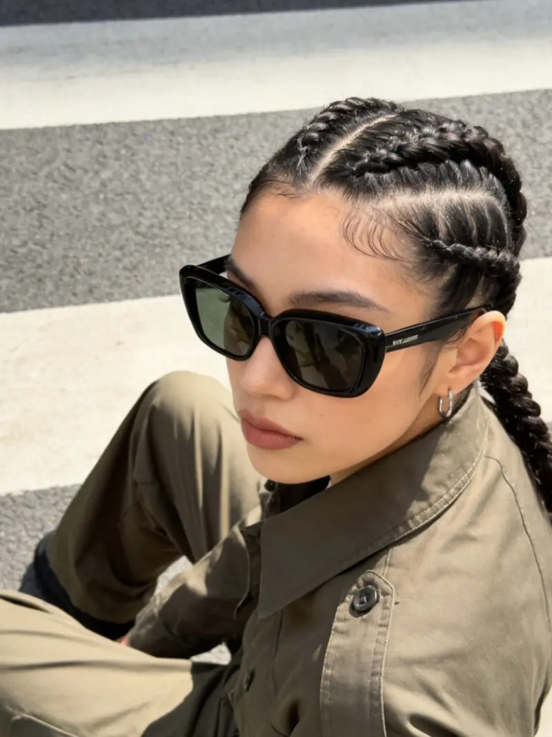 SAINT LAURENT SL 857 cat-eye designer sunglasses colorway 01, catalogue view 1