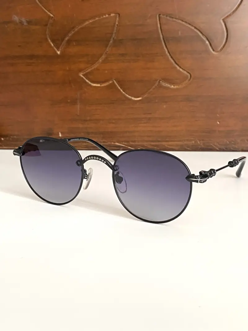 CHROME HEARTS CHROME rimless designer sunglasses colorway 02