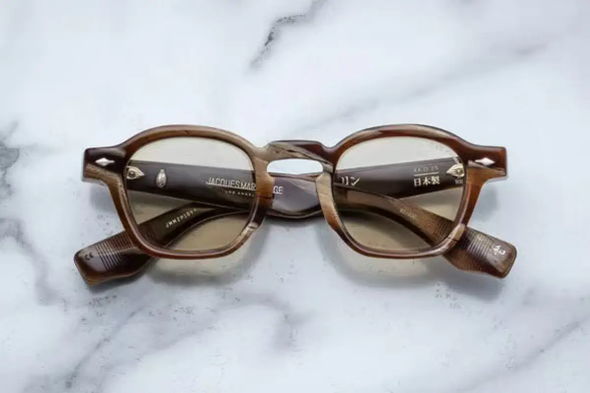 JACQUES MARIE MAGE ZEPHIRIN-10TH round designer sunglasses colorway 02, catalogue view 1