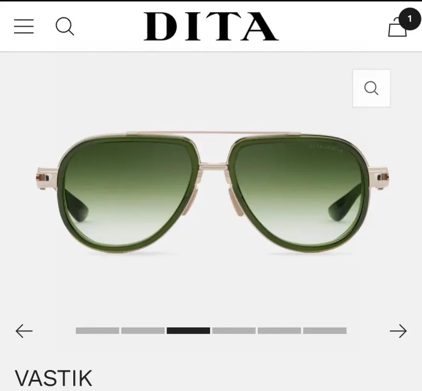 DITA DTS441 designer sunglasses colorway 02, catalogue view 1