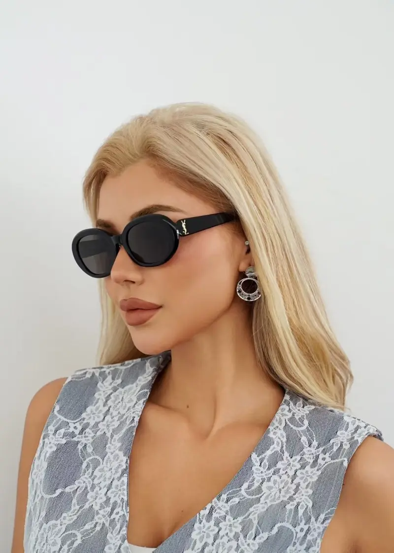 SAINT LAURENT SL812F designer sunglasses colorway 01, catalogue view 1