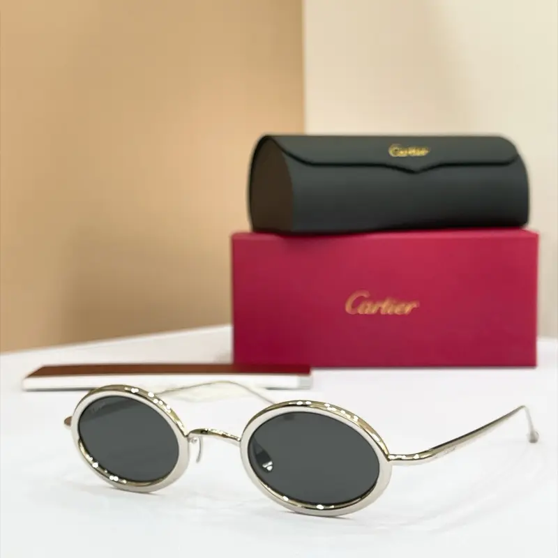 CARTIER CT0649S round designer sunglasses colorway 02, catalogue view 1