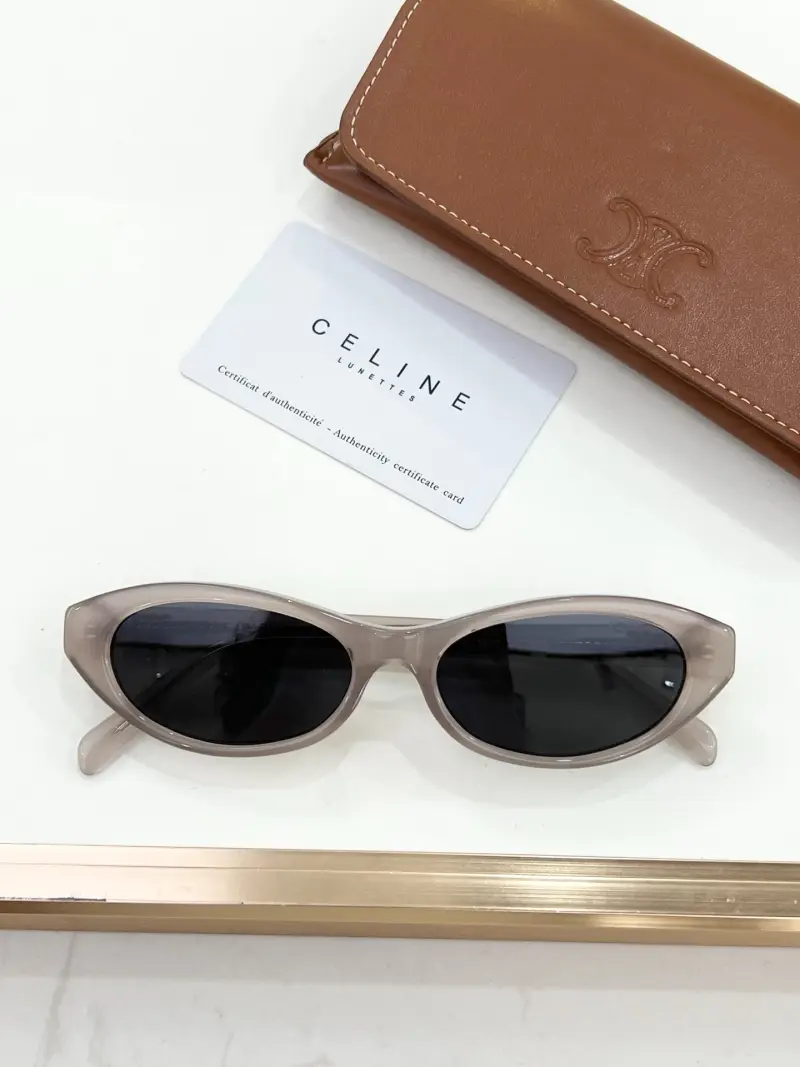 CELINE CL40353U oval designer sunglasses colorway 02