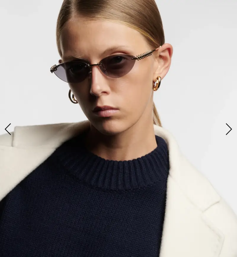 CARTIER CT0543S rimless designer sunglasses colorway 02, catalogue view 1