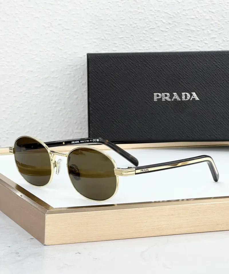 PRADA SPRB53 oval designer sunglasses colorway 02, catalogue view 1
