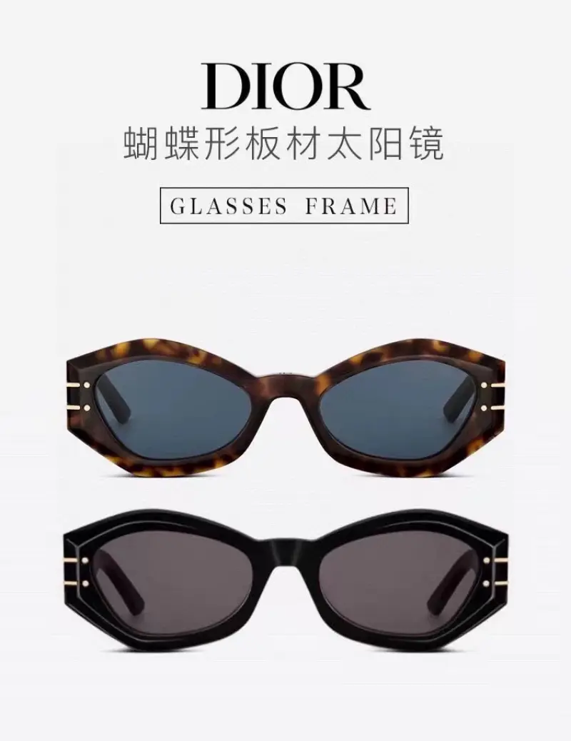 DIOR DIO SIGNATURE B1U oval designer sunglasses colorway 02, catalogue view 1