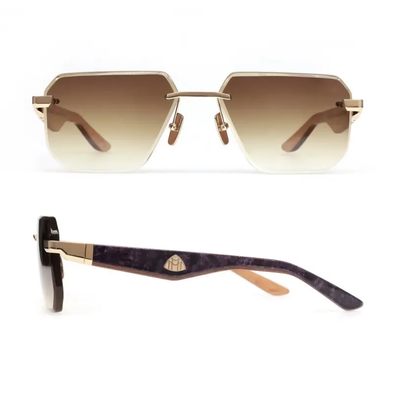 MAYBACH THE VISIONIST SUN 4.0 THICKENED TOP aviator designer sunglasses colorway 02, catalogue view 1