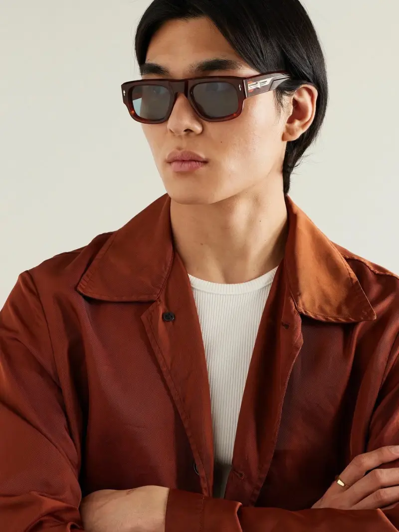 JACQUES MARIE MAGE THUNDERCLOUD rectangle designer sunglasses colorway 02, catalogue view 1