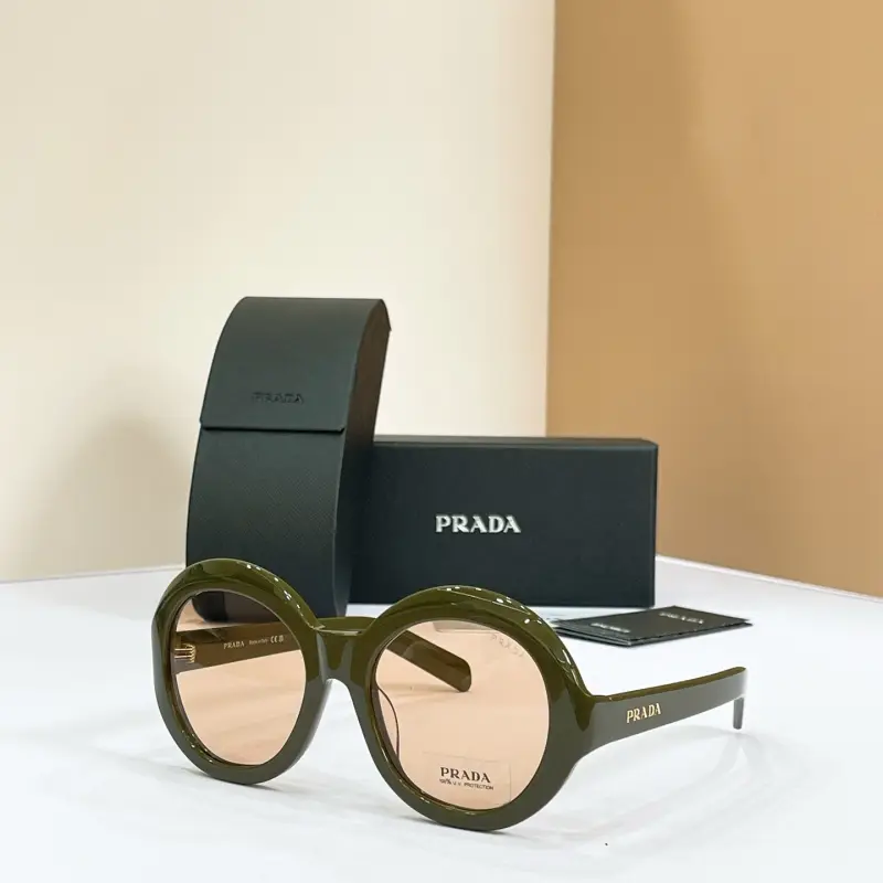 PRADA PR D08SU round designer sunglasses colorway 02, catalogue view 1