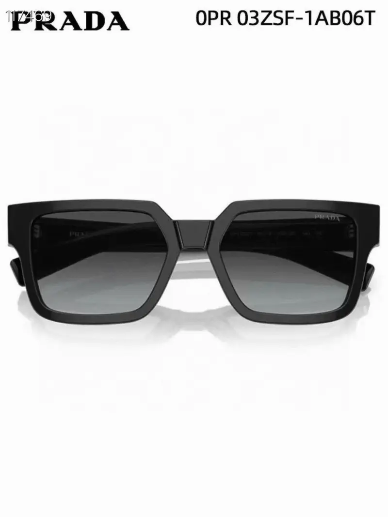 PRADA SPR03Z-S square designer sunglasses colorway 02, catalogue view 1
