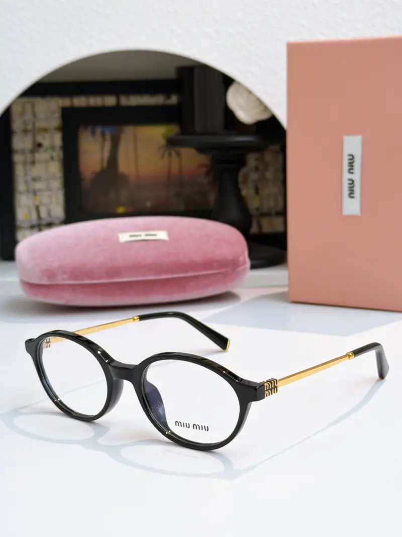 MIU MIU VMU 62WV round designer sunglasses colorway 02, catalogue view 1