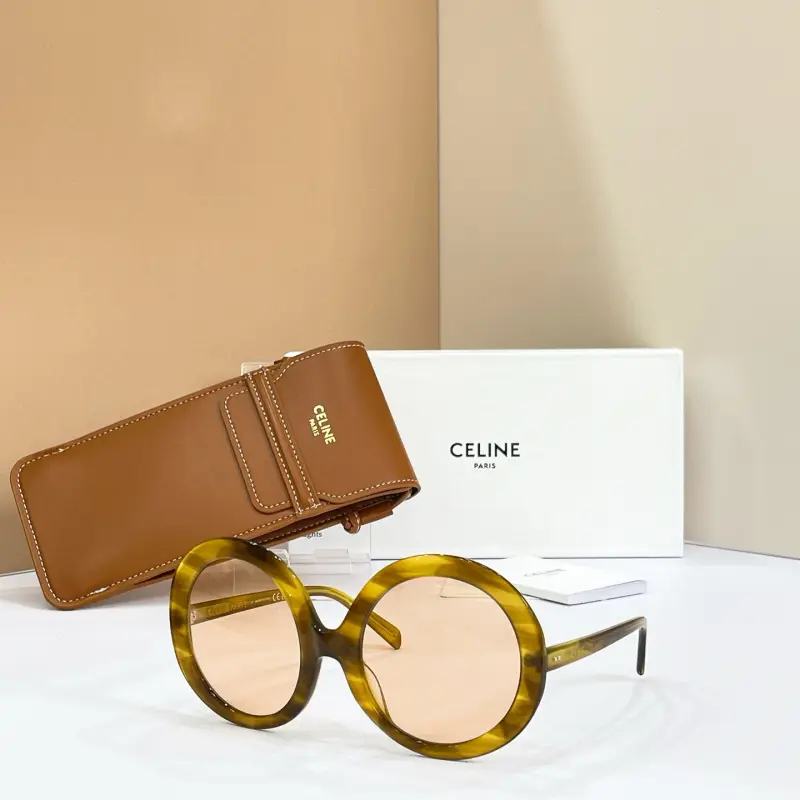 CELINE CL40345I round designer sunglasses colorway 03, catalogue view 1