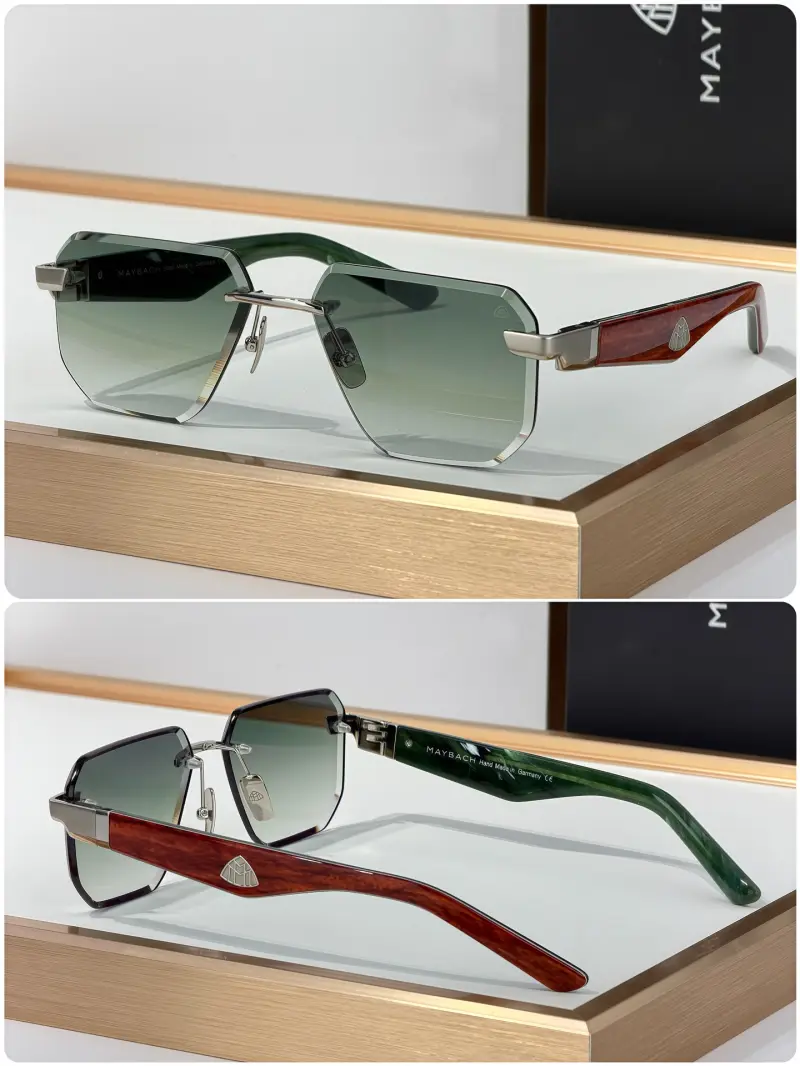 MAYBACH THE VISIONIST SUN 4.0 THICKENED TOP aviator designer sunglasses colorway 03, catalogue view 1