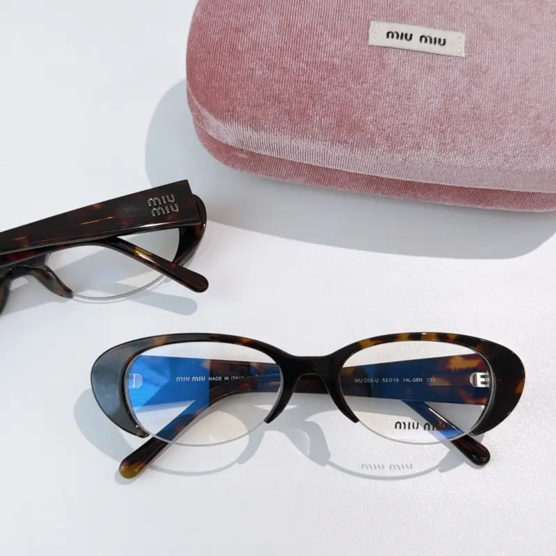 MIU MIU MU C05-U oval designer sunglasses colorway 03, catalogue view 1