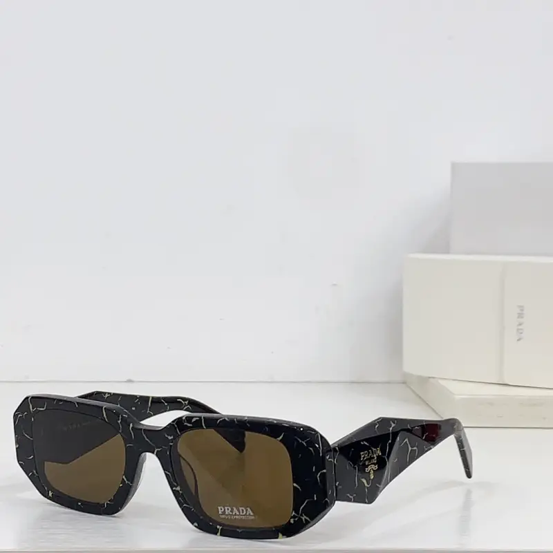 PRADA PRADA rectangle designer sunglasses colorway 03, catalogue view 1