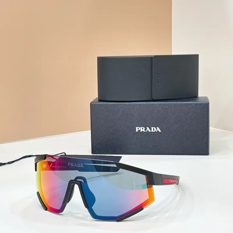 PRADA SPS 04W wraparound designer sunglasses colorway 03, catalogue view 1