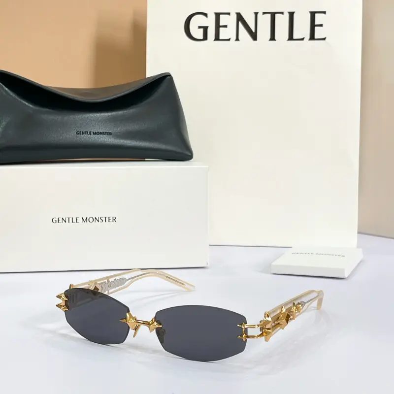 GENTLE MONSTER MANIFESTO rimless designer sunglasses colorway 03, catalogue view 1
