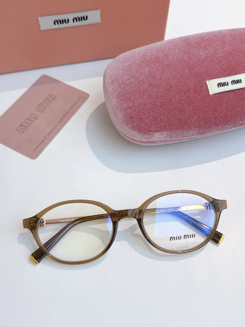 MIU MIU VMU 62WV round designer sunglasses colorway 03, catalogue view 1