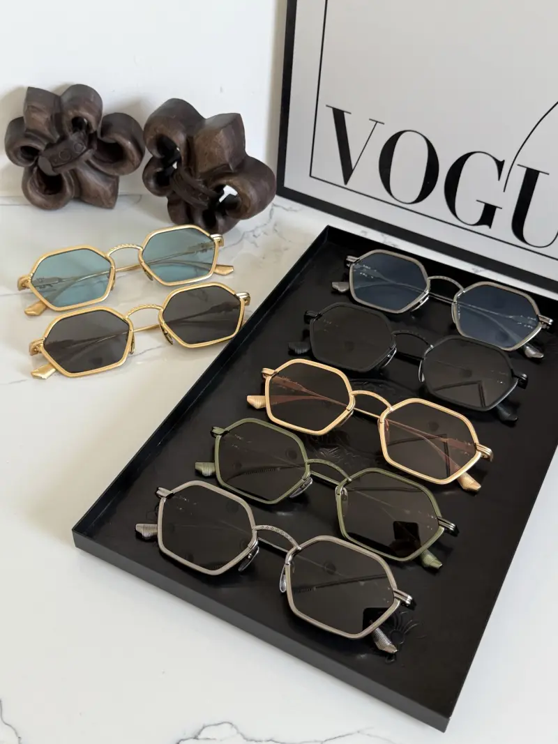 CHROME HEARTS CHROME rimless designer sunglasses colorway 04