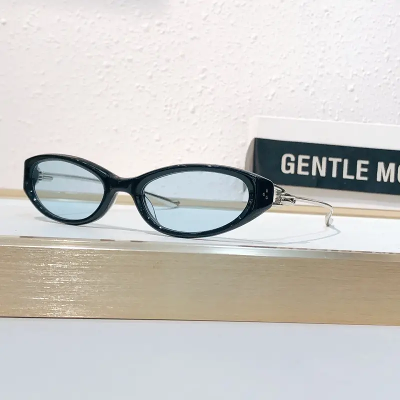 GENTLE MONSTER CREPE oval designer sunglasses colorway 01, catalogue view 1