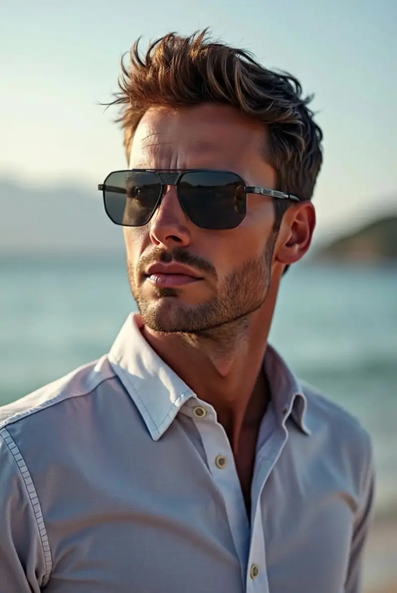 MAYBACH MEEN aviator designer sunglasses colorway 01, catalogue view 1