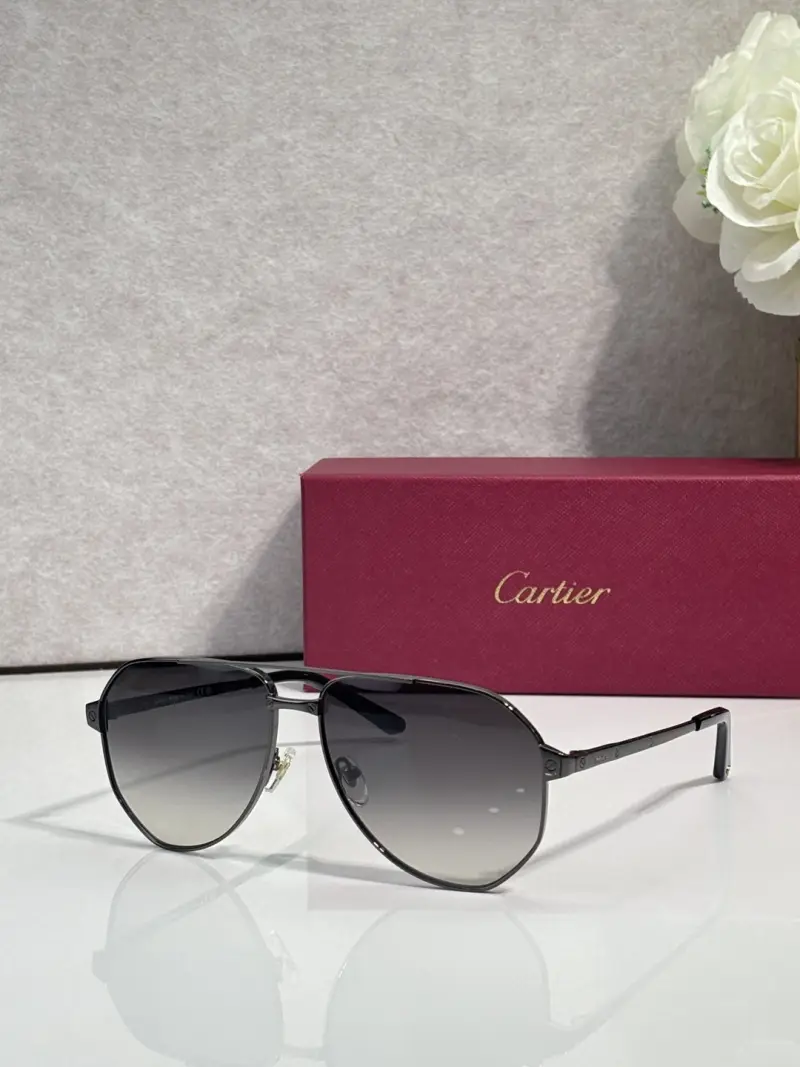 CARTIER CT0461S aviator designer sunglasses colorway 01, catalogue view 1