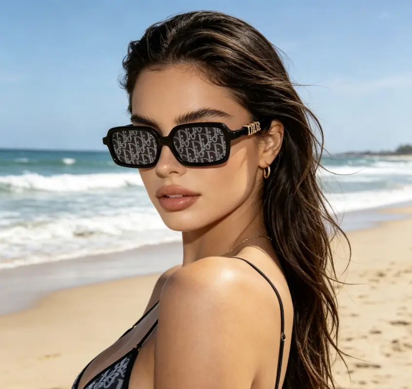 DIOR DIORTREASURER3I square designer sunglasses colorway 01, catalogue view 1