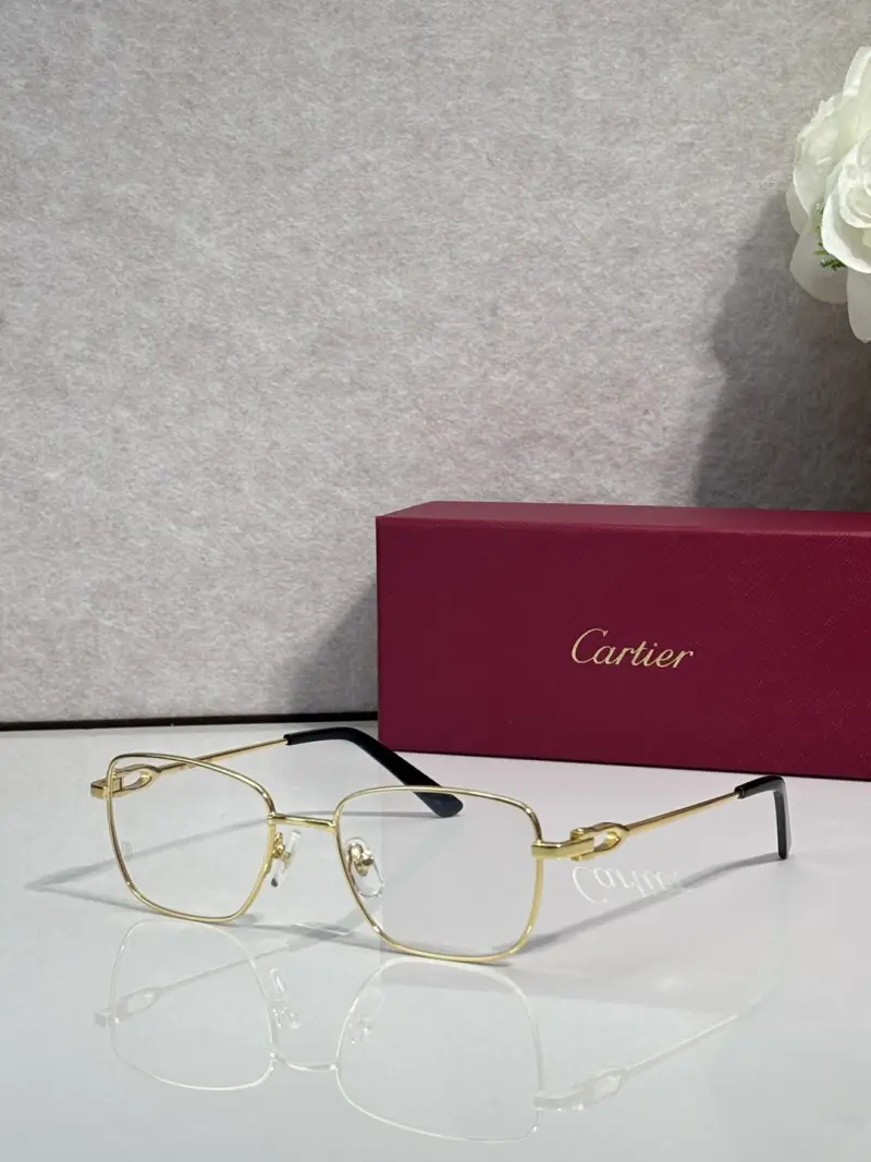 CARTIER CT0519O rectangle designer sunglasses colorway 01, catalogue view 1