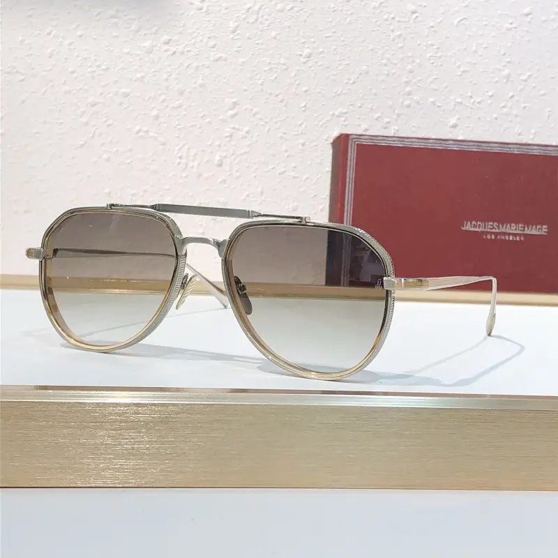 JACQUES MARIE MAGE COMMANDER aviator designer sunglasses colorway 01, catalogue view 1