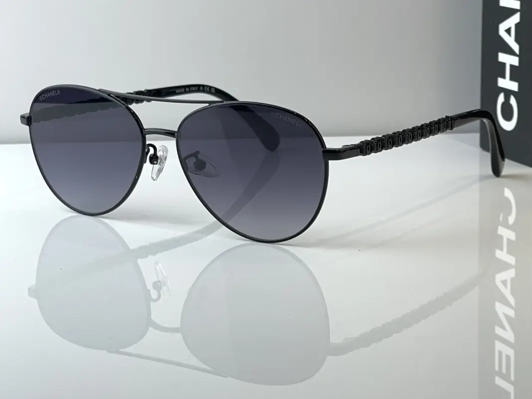 CHANEL CH2224Q aviator designer sunglasses colorway 01, catalogue view 1