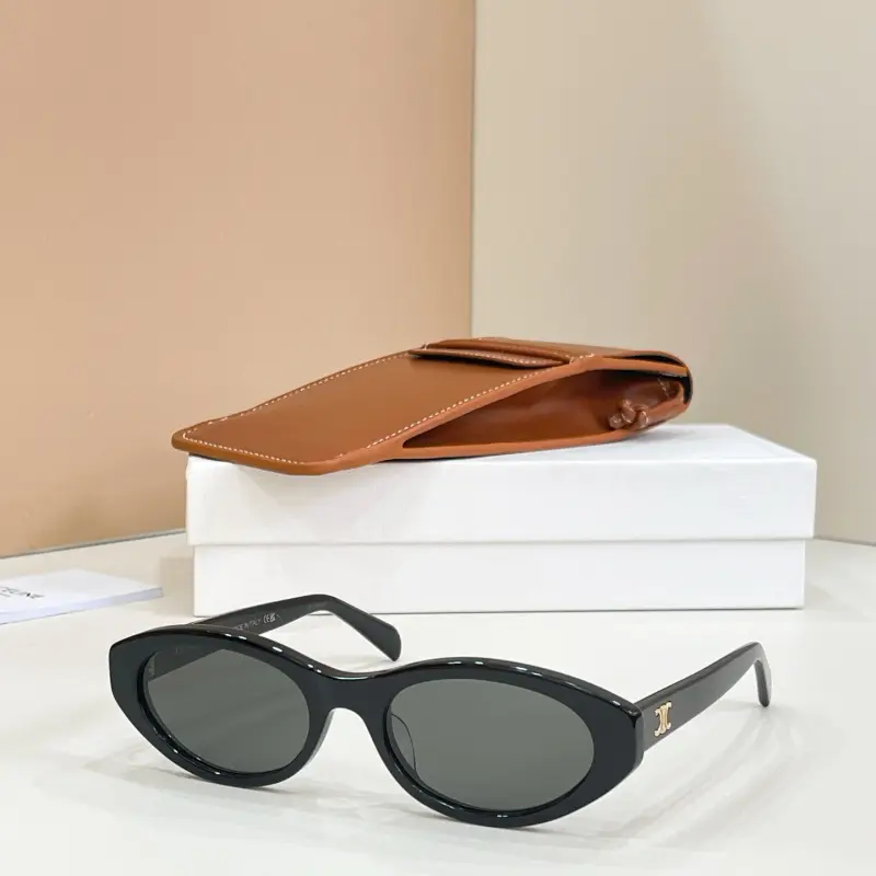 CELINE CL 40340U oval designer sunglasses colorway 01, catalogue view 1