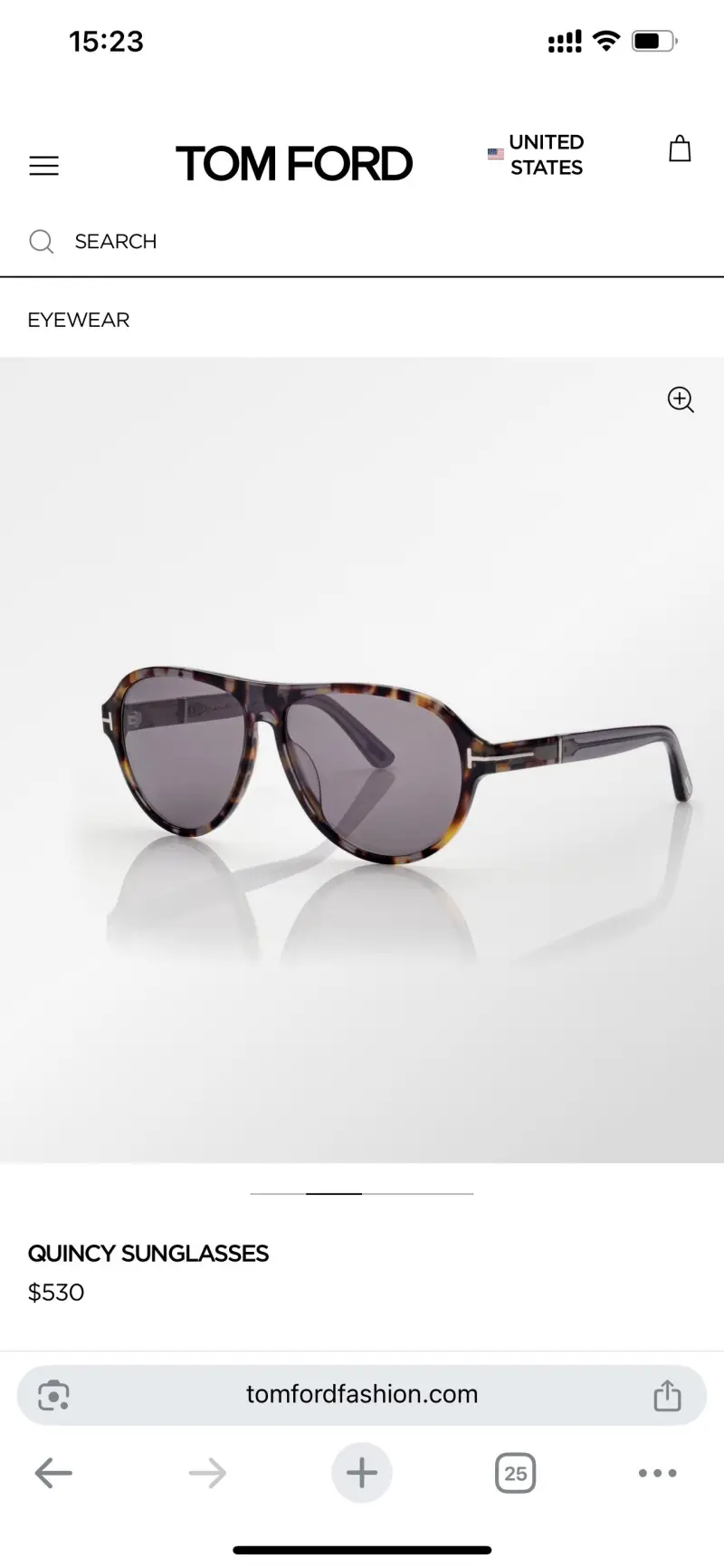 TOM FORD TF1080 aviator designer sunglasses colorway 01, catalogue view 1