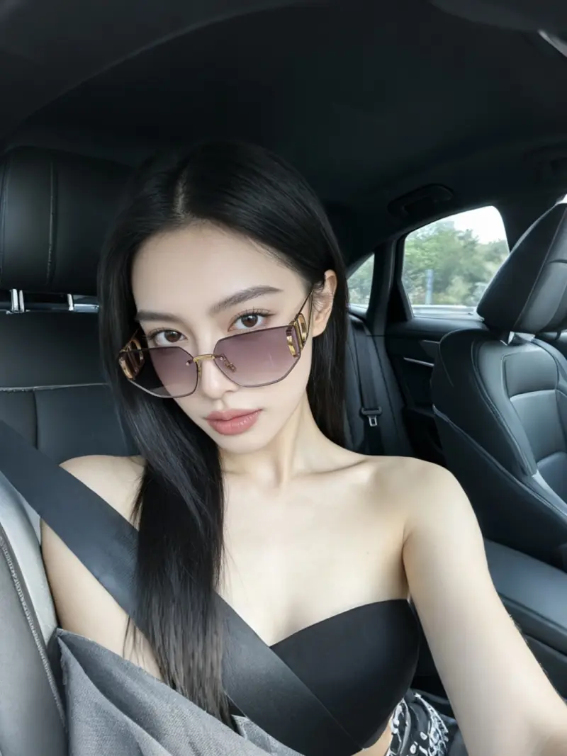 DIOR 30MONTAIGNE B3U rimless designer sunglasses colorway 01, catalogue view 1