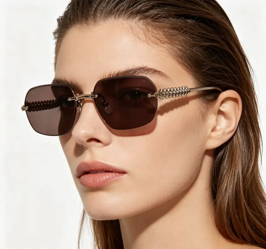 CARTIER CT0640S rimless designer sunglasses colorway 01, catalogue view 1
